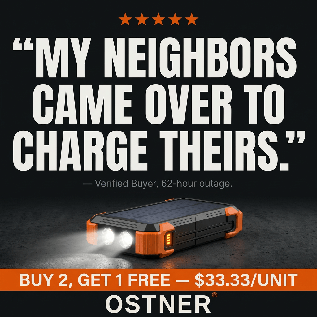 OSTNER® Emergency Solar Power Bank