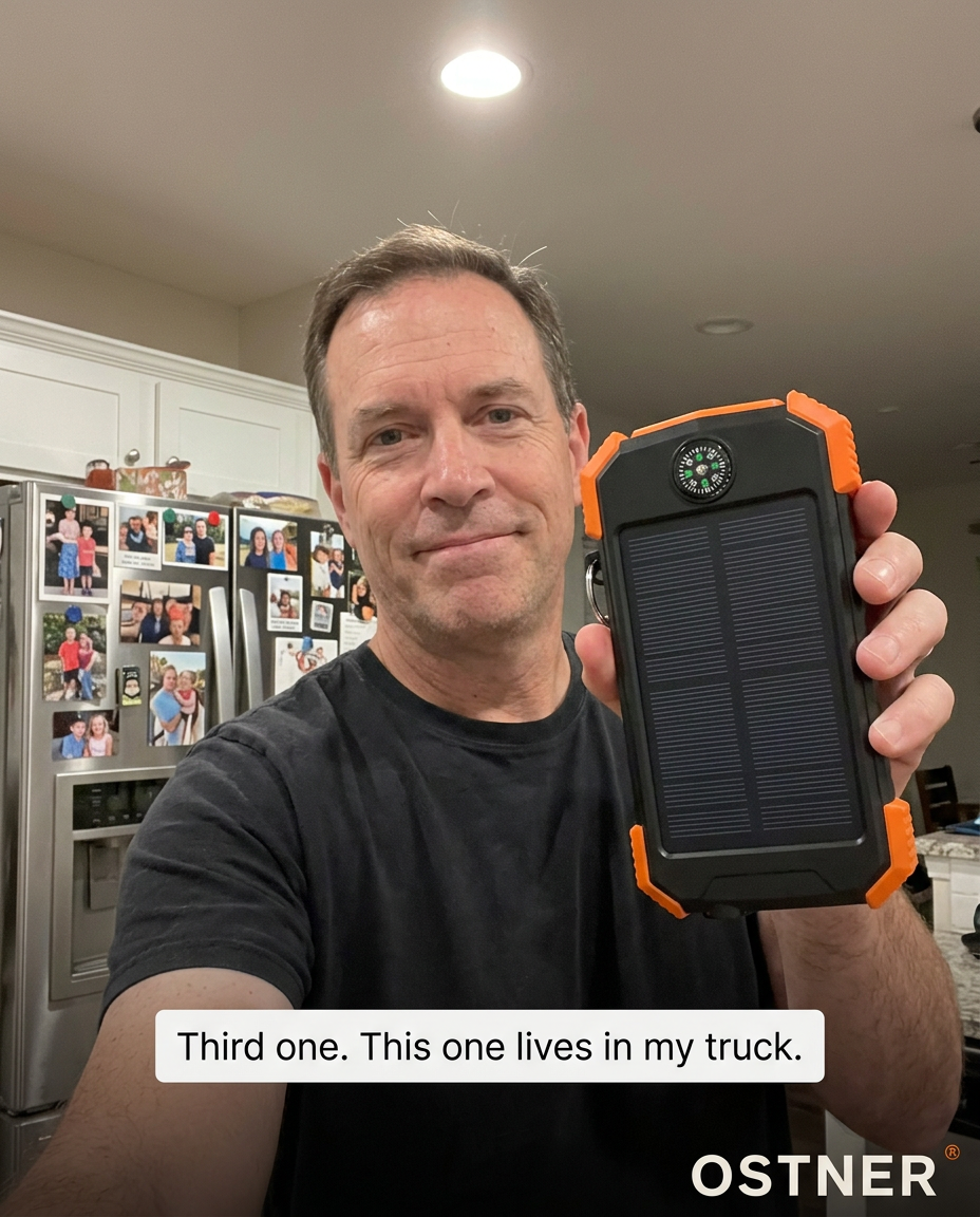 OSTNER® Emergency Solar Power Bank